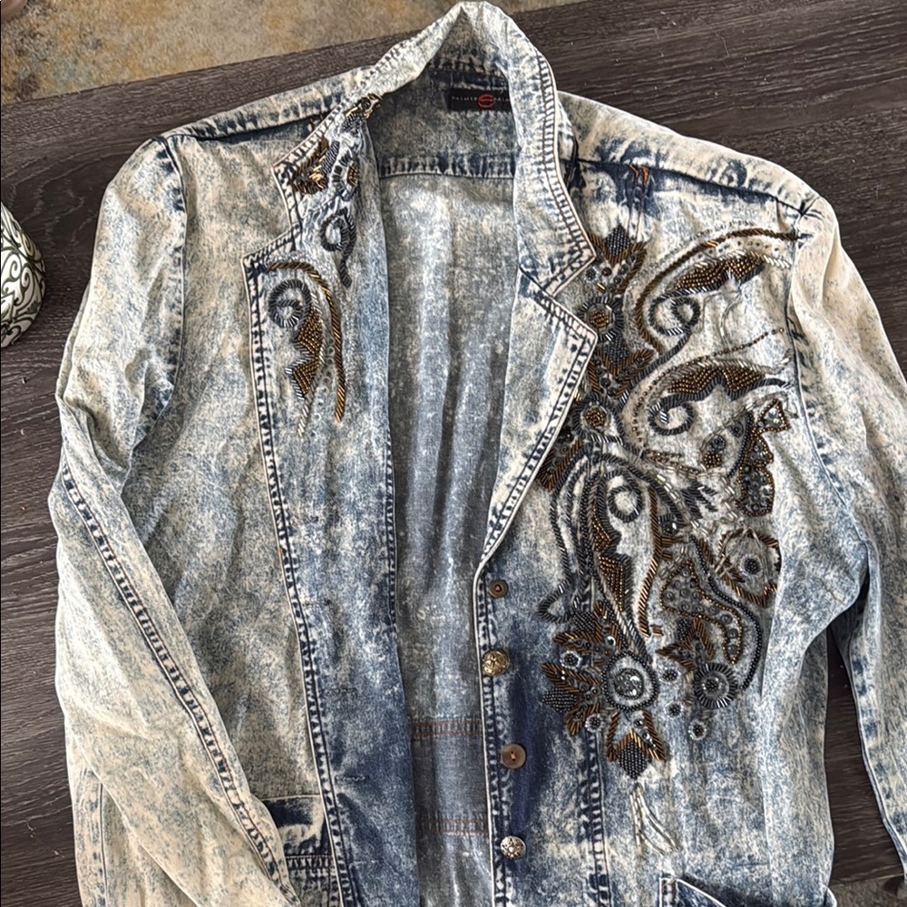 Embroidered Denim Jacket